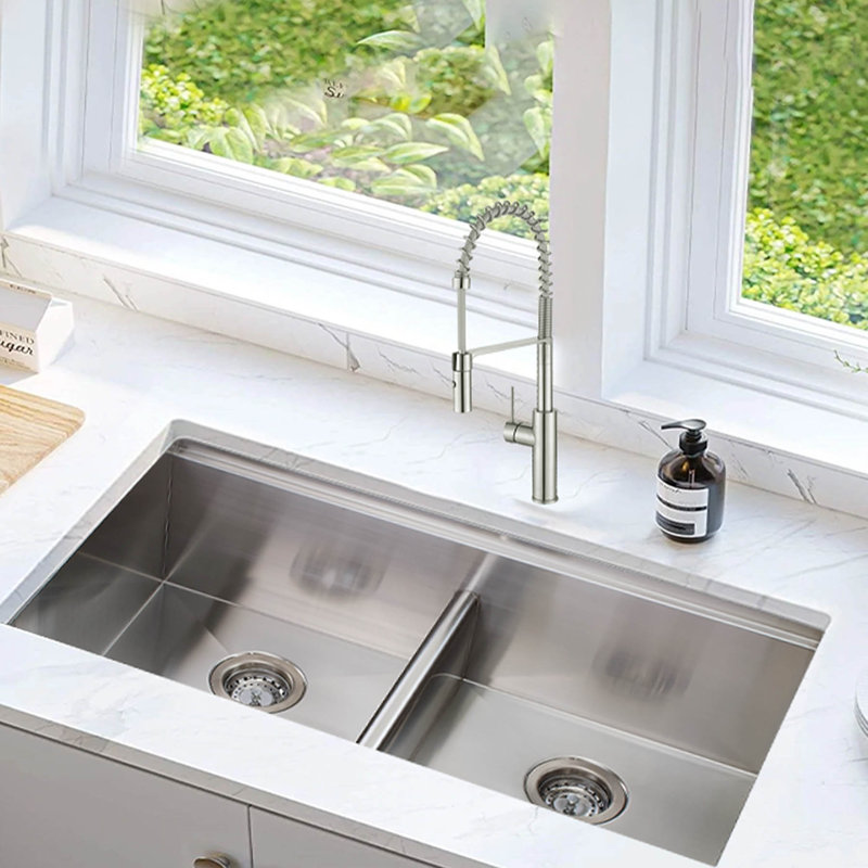 KBFmore Stainless Steel Workstation Kitchen Sink With Sink Accessories 